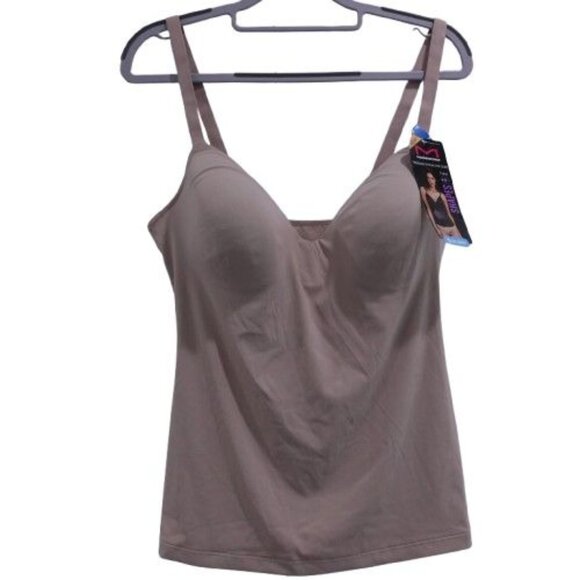 NEW Maidenform Women's Firm Control Tummy-Shaping Foam Camisole Beige Size XL DM - Picture 1 of 6